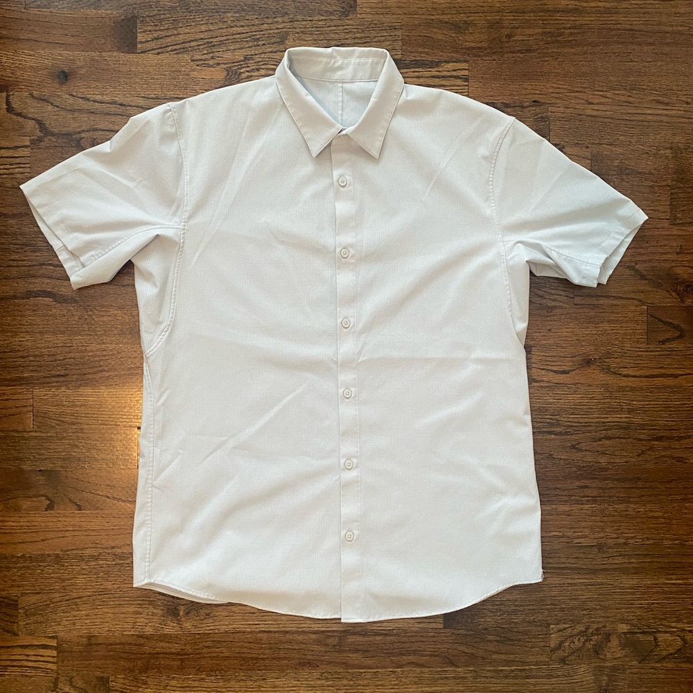 lululemon athletica White Casual Button Down Shirt